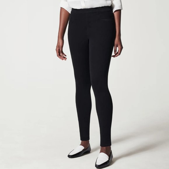 SPANX by Sara Blakely black Jean-ish ankle leggings (jeggings) Sz: S/P - Picture 3 of 8